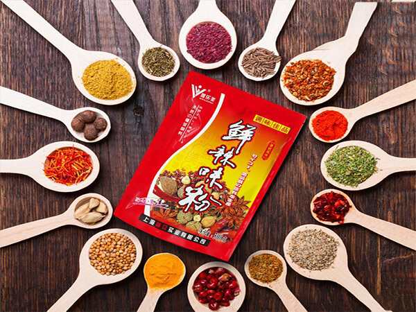 水平給袋式包裝機適應各類調(diào)味粉料產(chǎn)品的自動定量稱重包裝